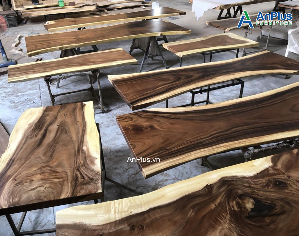 Báo giá bàn làm việc gỗ nguyên tấm