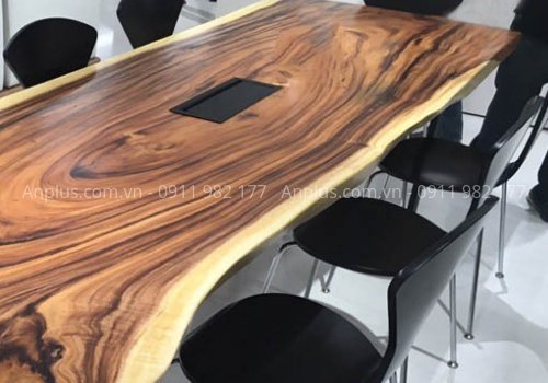 bàn gỗ nguyên tấm văn phòng