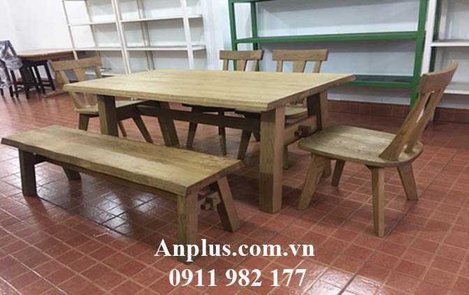 bàn gỗ sồi - gỗ oak