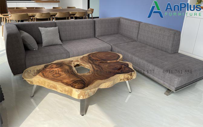 bàn sofa làm từ gỗ me tây