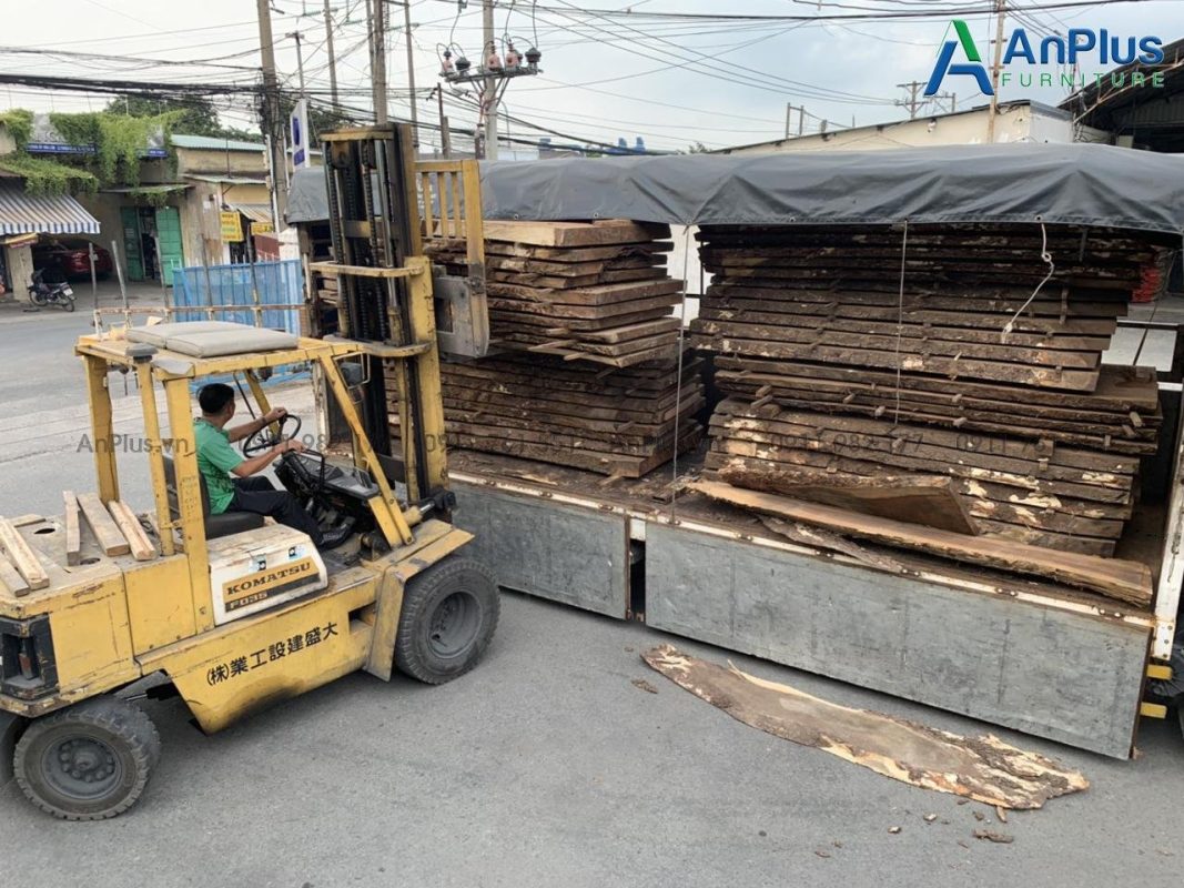 gỗ me tây xể sấy có sẵn tại kho anplus