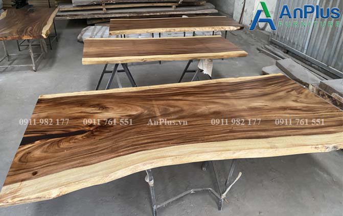 xưởng sản xuất bàn gỗ nguyên tấm giá rẻ