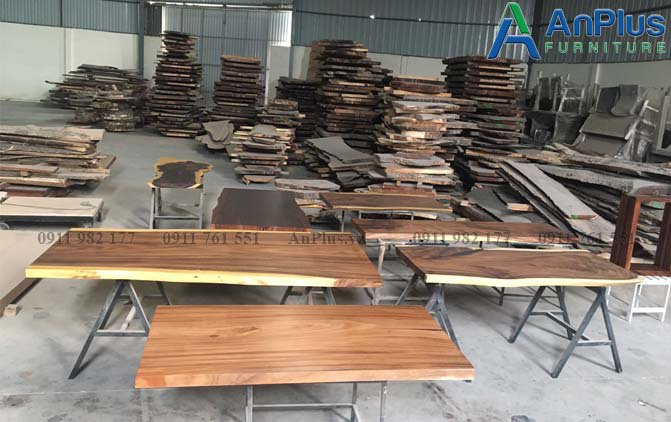 xưởng bàn gỗ nguyên tấm giá 2021 rẻ