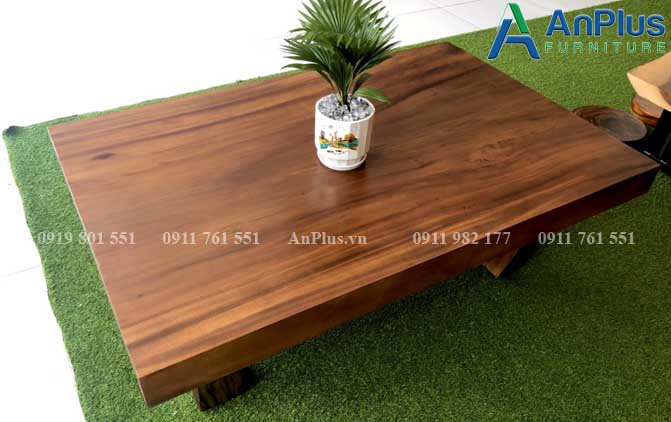bàn sofa gỗ nguyên tấm