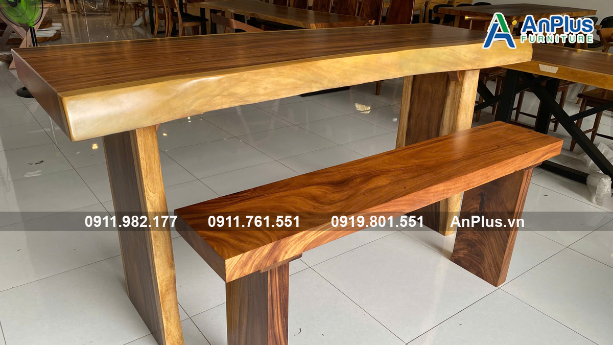cung cấp bàn gỗ me tây tự nhiên rẻ