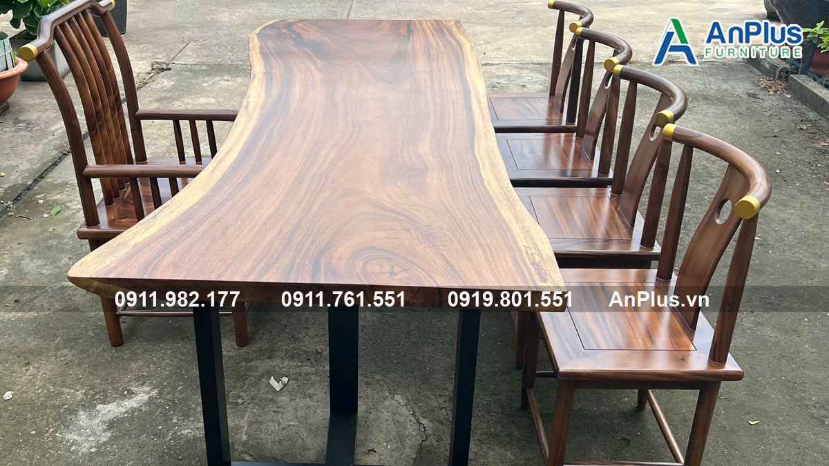 Bàn Gỗ Me Tây Phong Thủy bàn trà đạo