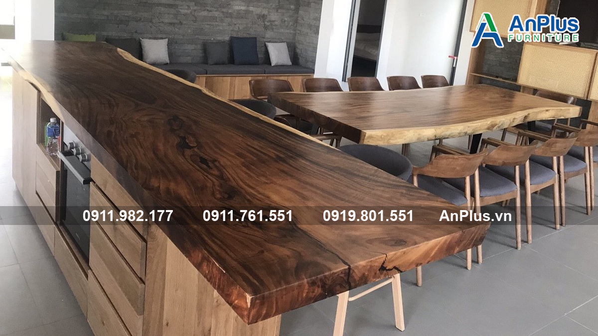 Báo giá bàn gỗ me tây tự nhiên rẻ