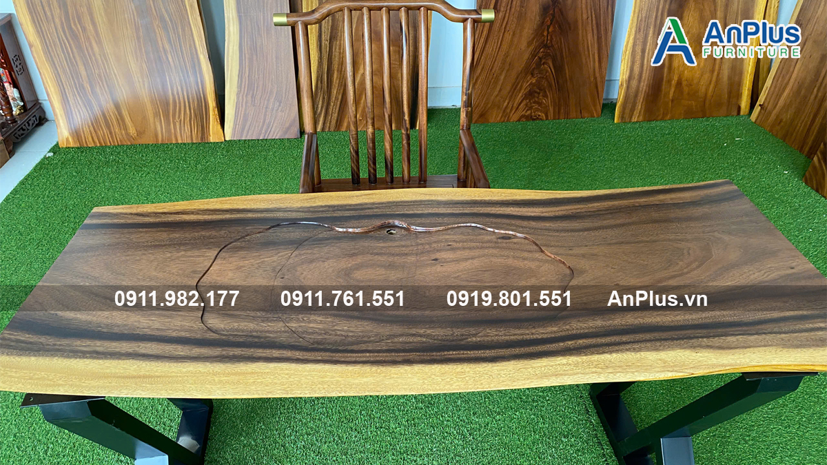 bàn trà gỗ me tây nguyên tấm rẻ