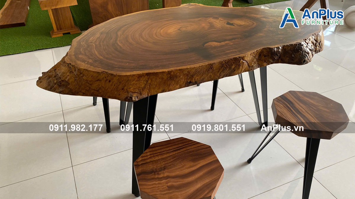 xưởng bàn trà gỗ me tây
