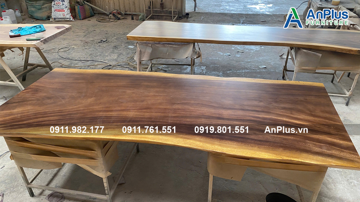 bàn gỗ me tây giá xưởng rẻ