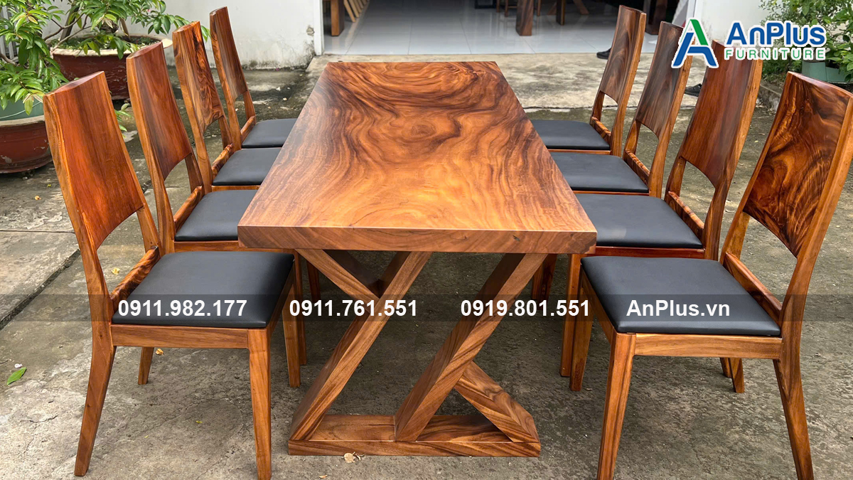 chọn bàn gỗ me tây chân gỗ chọn bàn gỗ me tây chân gỗ