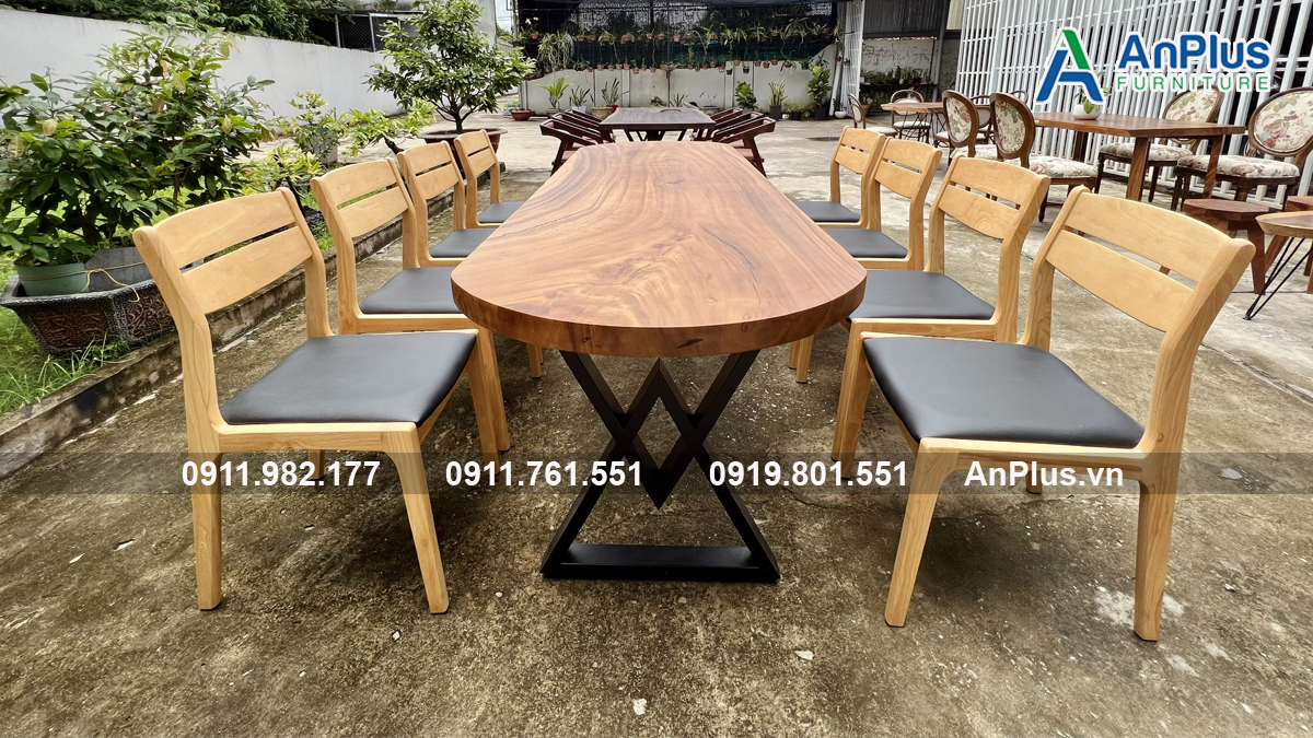 sản xuất bàn gỗ me tây TPHCM bàn ăn