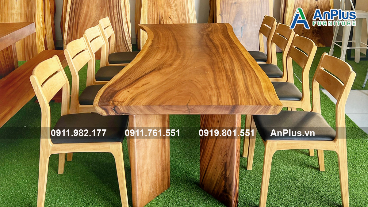 Xưởng bàn gỗ me tây tẩm sấy kỹ