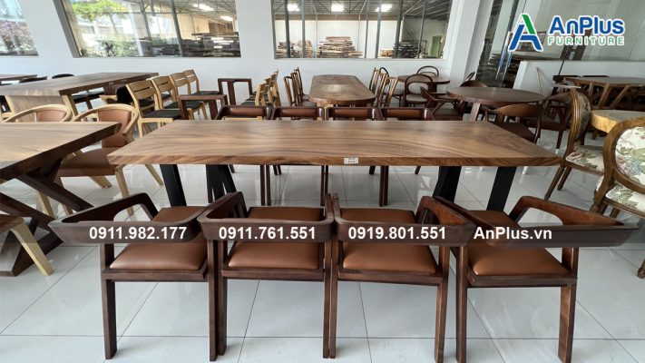 Công ty nội thất gỗ me tây TPHCM chuyên bàn gỗ