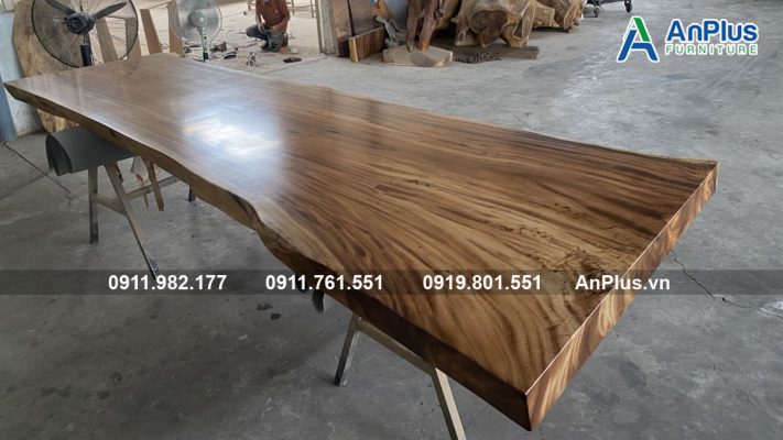 Mua bàn gỗ me tây giá sỉ nguyên tấm