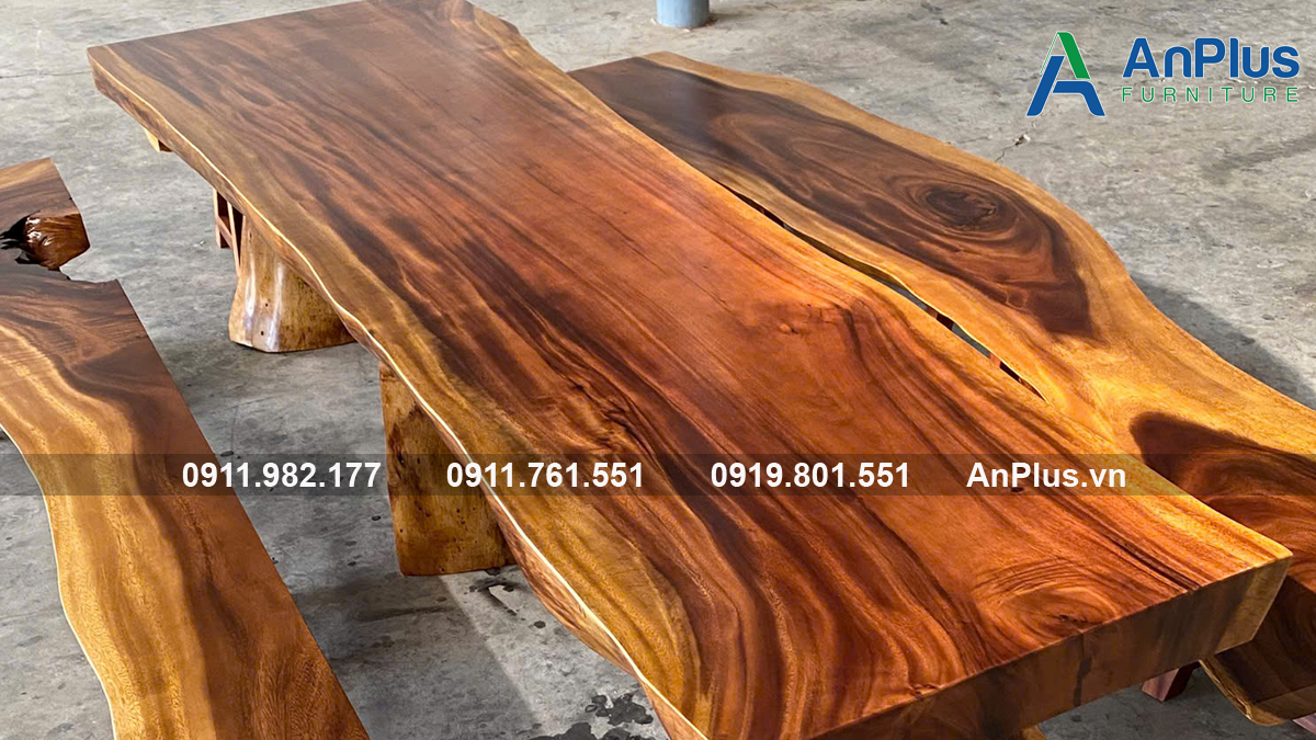 bán bàn gỗ me tây kích thước lớn