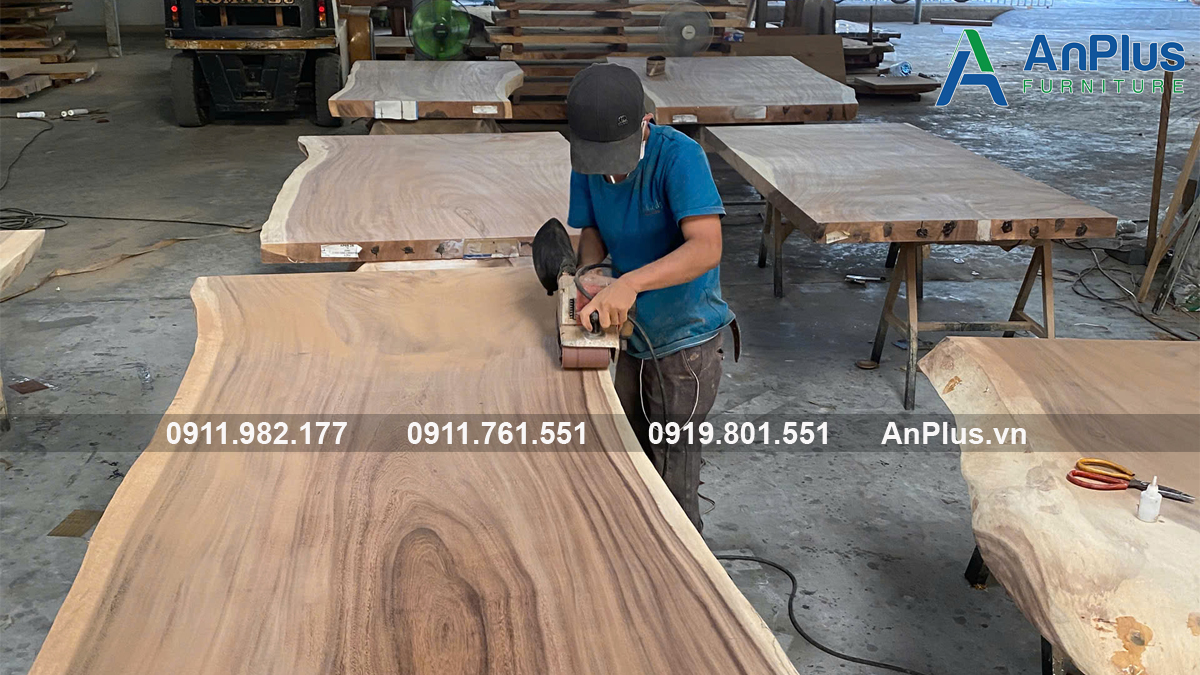 Địa chỉ bán bàn gỗ me tây TPHCM giá xưởng