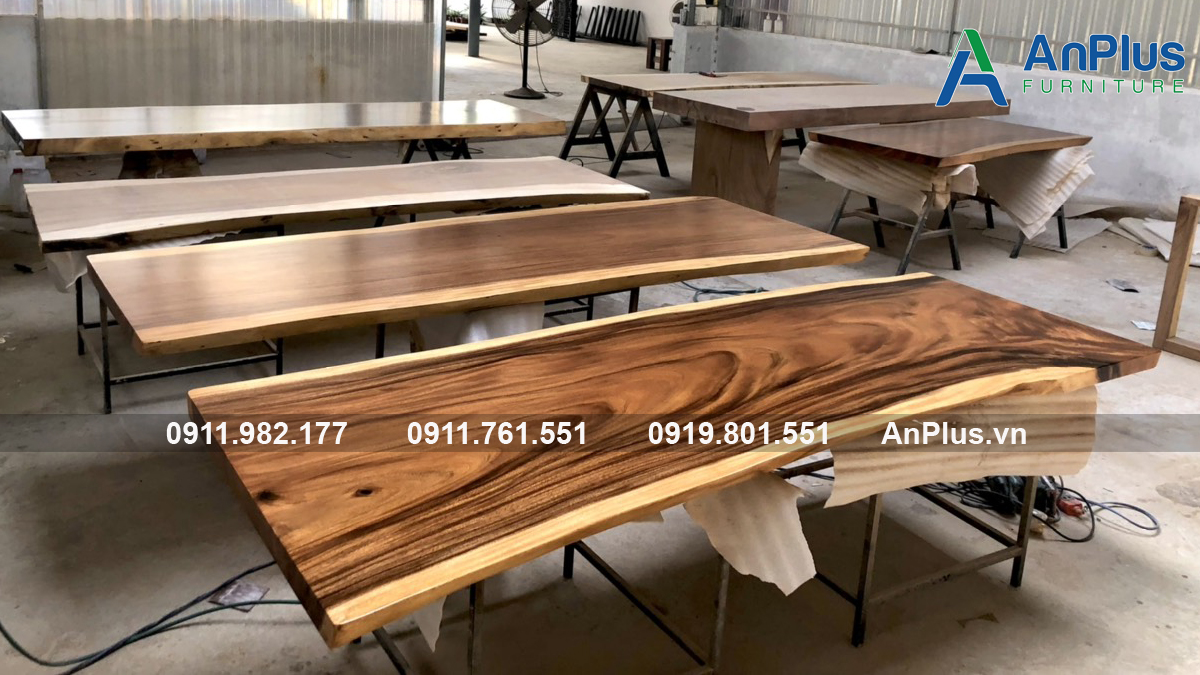 mặt bàn gỗ me tây sỉ giao toàn quốc