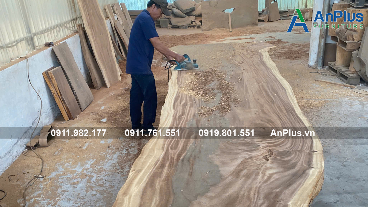 Mua mặt bàn gỗ me tây ở đâu rẻ nguyên tấm