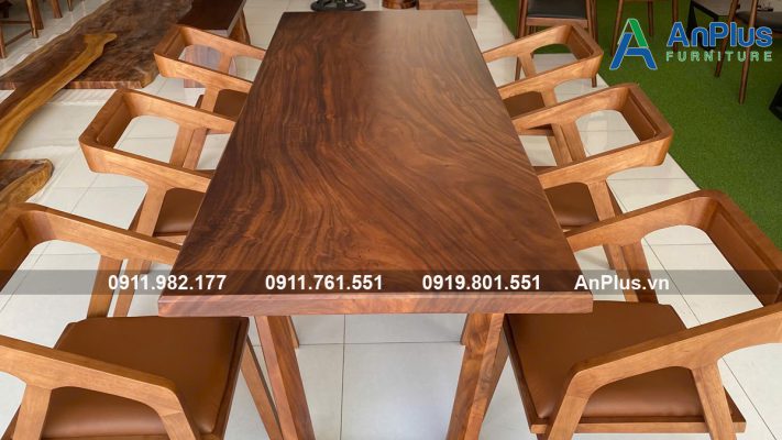 Mua mặt bàn gỗ me tây sỉ tại xưởng