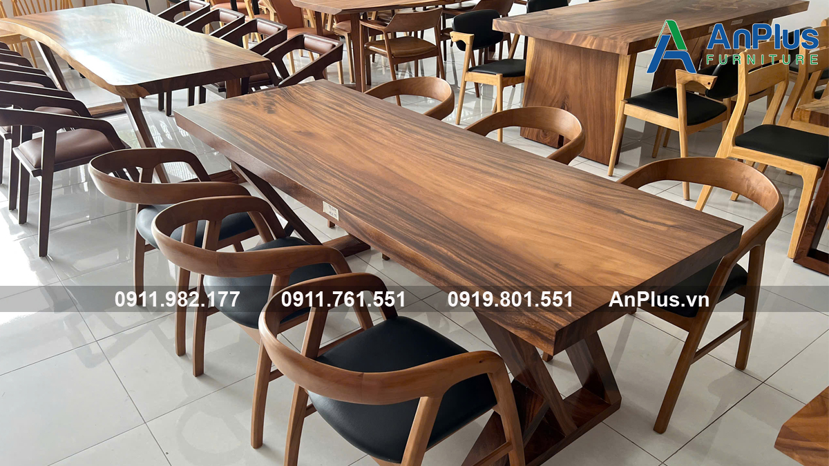 Xưởng sản xuất mặt bàn gỗ me tây uy tín