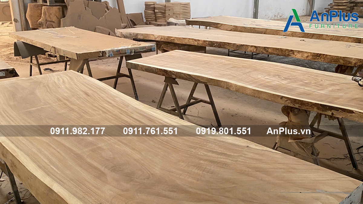 Bàn gỗ me tây nguyên tấm sỉ giá tận xưởng Bàn gỗ me tây nguyên tấm sỉ giá tận xưởng