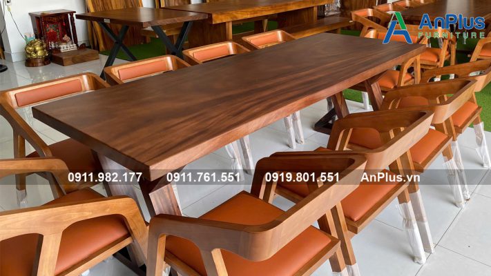 Báo giá mặt bàn gỗ me tây theo kích thước uy tín