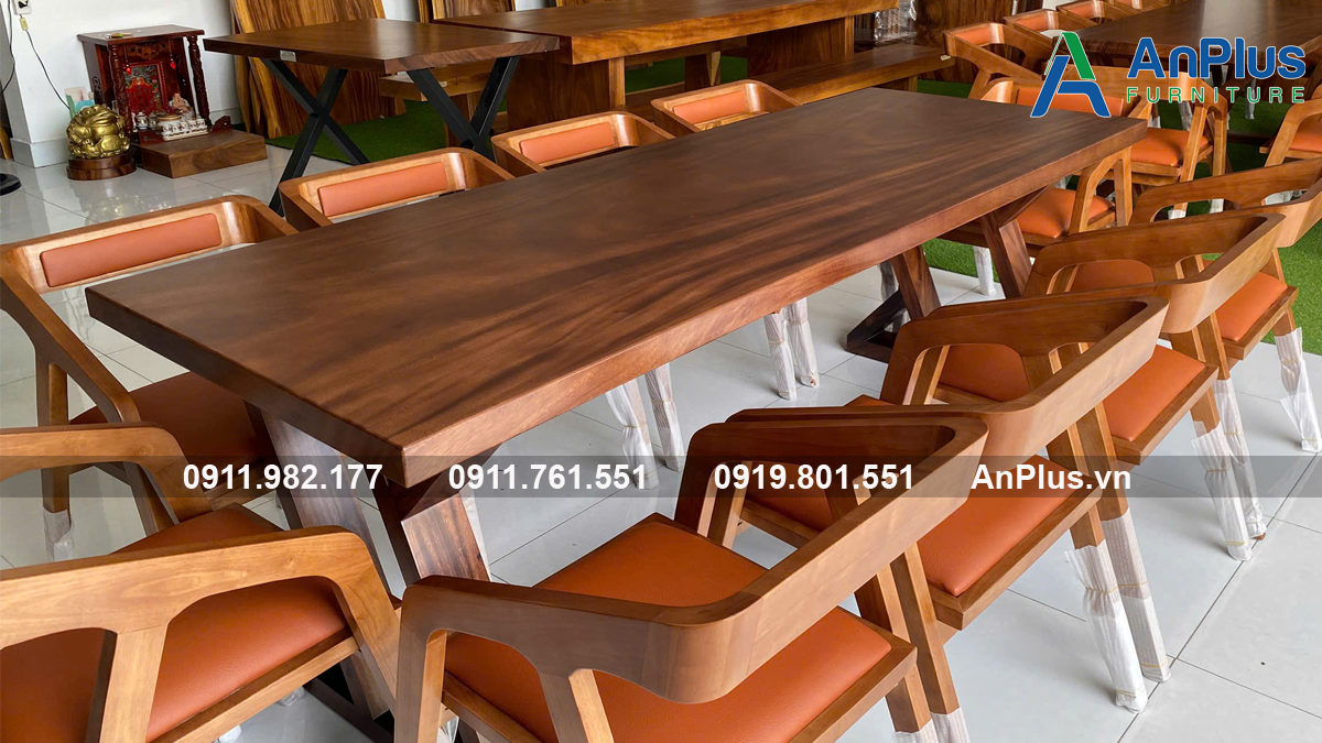 Báo giá mặt bàn gỗ me tây theo kích thước uy tín