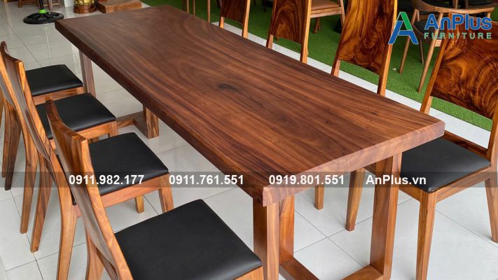 báo giá bàn gỗ me tây nguyên khối đẹp