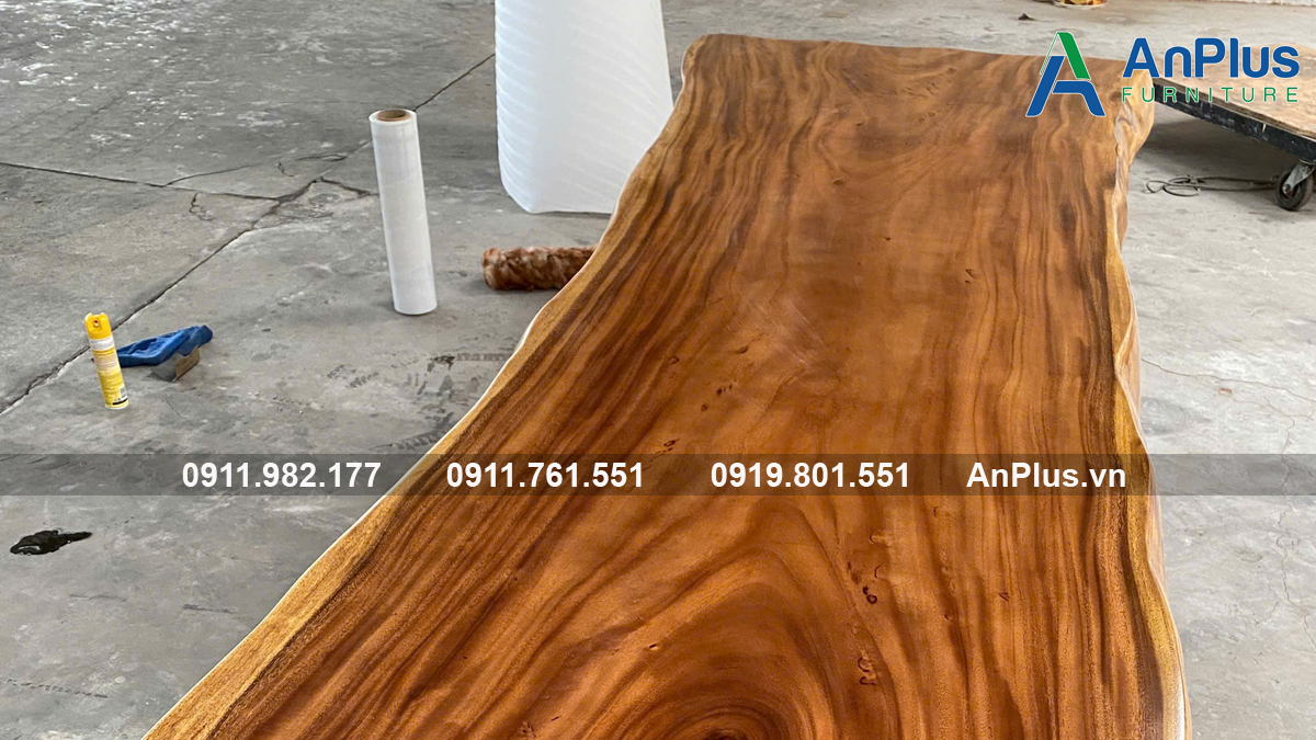 báo giá bàn gỗ me tây nguyên khối mới nhất