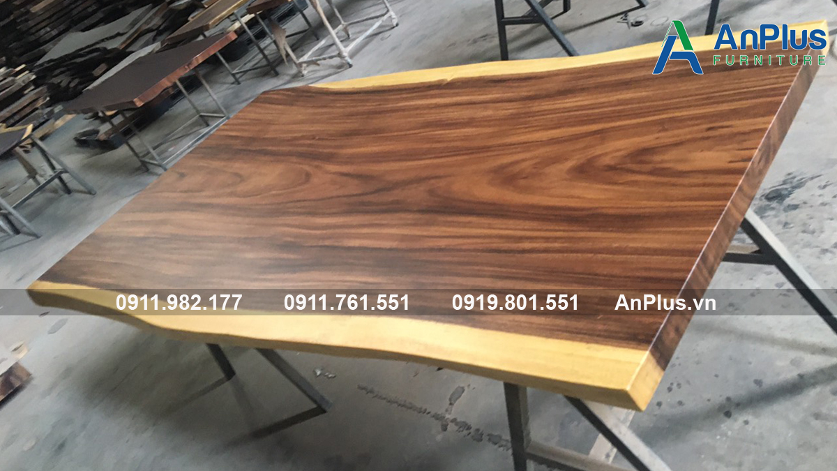 kinh nghiệm chọn mặt bàn gỗ me tây đẹp