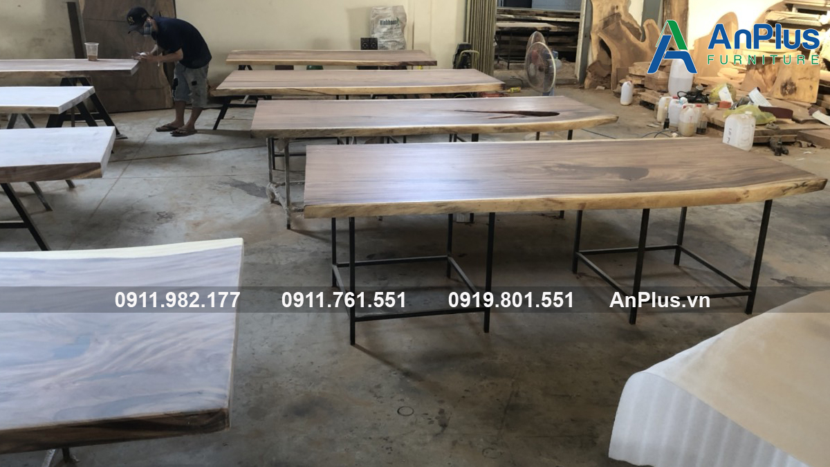 chất lượng bàn gỗ me tây tự nhiên