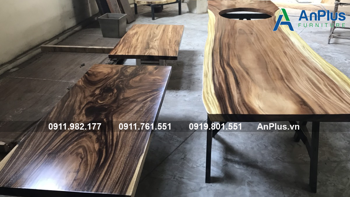 Cung cấp bàn gỗ me tây cho quán cafe giá tốt